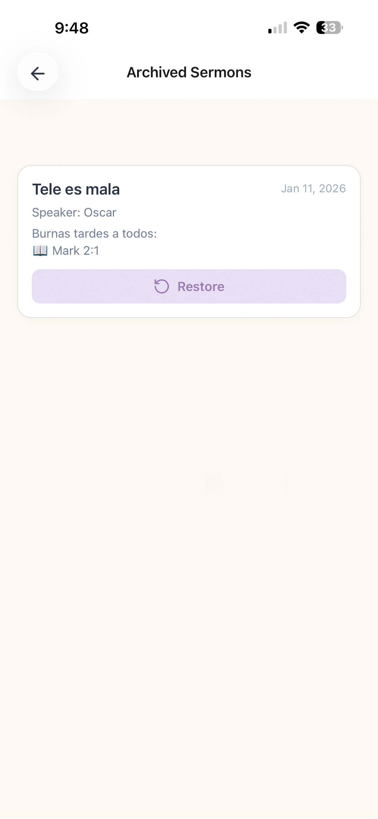 Faithful Note screenshot 1